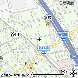 埼玉県三郷市谷口217周辺の地図