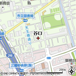埼玉県三郷市谷口519周辺の地図