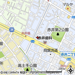 ミニストップ川口赤井店周辺の地図