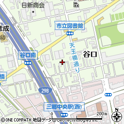 埼玉県三郷市谷口525周辺の地図