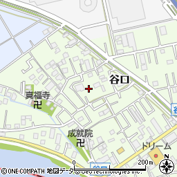 埼玉県三郷市谷口57周辺の地図