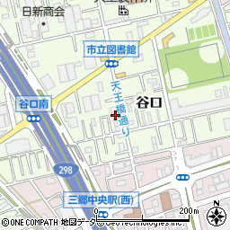 埼玉県三郷市谷口523周辺の地図