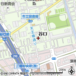 埼玉県三郷市谷口521周辺の地図