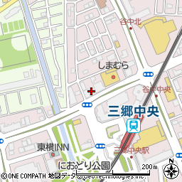コルレオーネ・タワー三郷中央周辺の地図