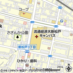 イオンフードスタイル新松戸店周辺の地図