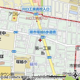 瀧野川信用金庫蕨支店周辺の地図