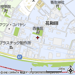 埼玉県三郷市花和田157周辺の地図