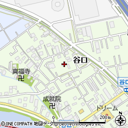 埼玉県三郷市谷口58周辺の地図
