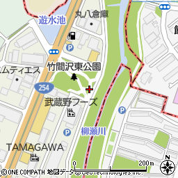 埼玉県入間郡三芳町竹間沢東21周辺の地図