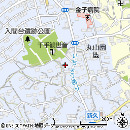 埼玉県入間市新久720周辺の地図