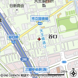 埼玉県三郷市谷口524周辺の地図