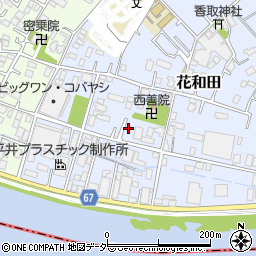 埼玉県三郷市花和田161周辺の地図