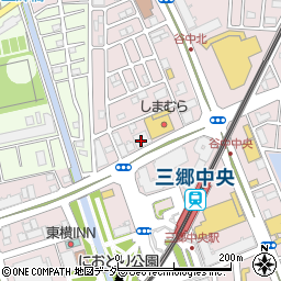 株式会社常陽銀行　三郷ローンプラザ周辺の地図