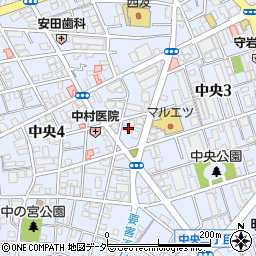 埼玉県蕨市中央3丁目21-24周辺の地図