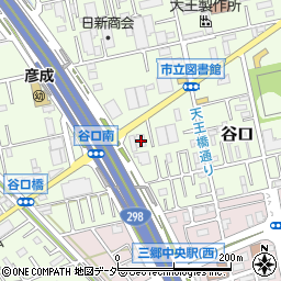 埼玉県三郷市谷口418周辺の地図