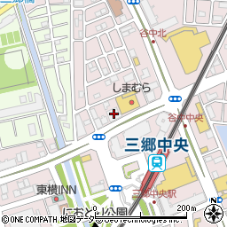 常陽銀行三郷支店周辺の地図