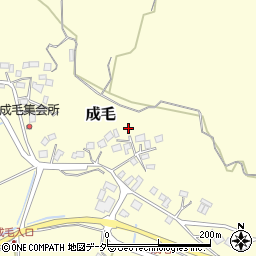 千葉県成田市成毛366周辺の地図