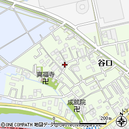 埼玉県三郷市谷口68周辺の地図