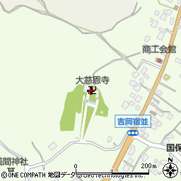 大慈恩寺周辺の地図