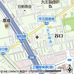埼玉県三郷市谷口419周辺の地図