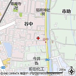 入江硝子店周辺の地図