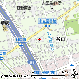 埼玉県三郷市谷口420周辺の地図