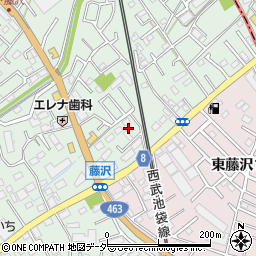 埼玉県入間市下藤沢570周辺の地図