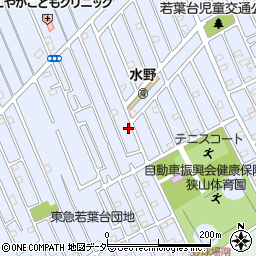 埼玉県狭山市水野647周辺の地図