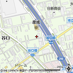 埼玉県三郷市谷口228周辺の地図