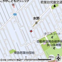 埼玉県狭山市水野658周辺の地図