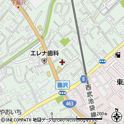 埼玉県入間市下藤沢575周辺の地図