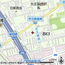 埼玉県三郷市谷口527周辺の地図