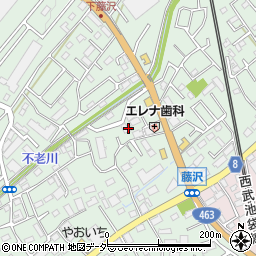 埼玉県入間市下藤沢651周辺の地図