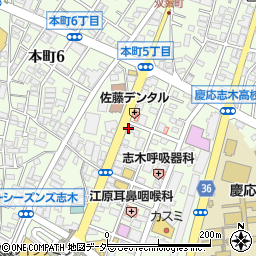 個太郎塾志木教室周辺の地図
