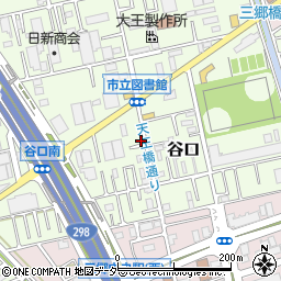 埼玉県三郷市谷口528周辺の地図