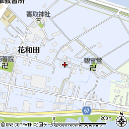 埼玉県三郷市花和田206周辺の地図
