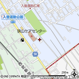 埼玉県狭山市北入曽1446-14周辺の地図