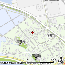 埼玉県三郷市谷口244周辺の地図