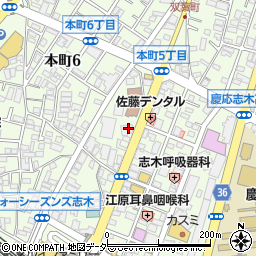 株式会社飯田産業志木営業所周辺の地図