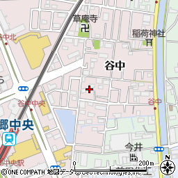 埼玉県三郷市谷中45周辺の地図