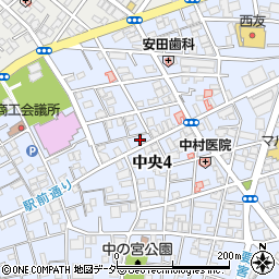 吉田花壇周辺の地図