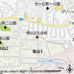 東山文化会館周辺の地図