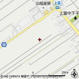 埼玉県入間郡三芳町上富周辺の地図