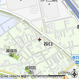 埼玉県三郷市谷口227周辺の地図