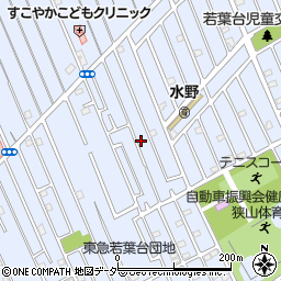 埼玉県狭山市水野674周辺の地図