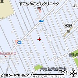 埼玉県狭山市水野727周辺の地図