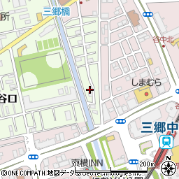 埼玉県三郷市谷口919周辺の地図
