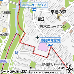県営住宅志木柳瀬川団地周辺の地図