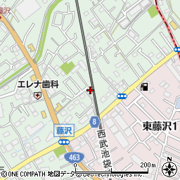 埼玉県入間市下藤沢568周辺の地図