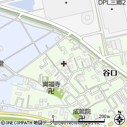 埼玉県三郷市谷口41周辺の地図